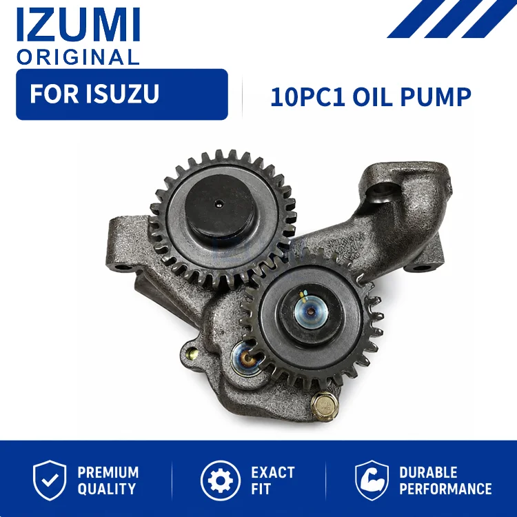 IZUMI ORIGINAL 10PC1 Oil Pump diesel engine parts for Isuzu Trucks Buses Excavators Cranes