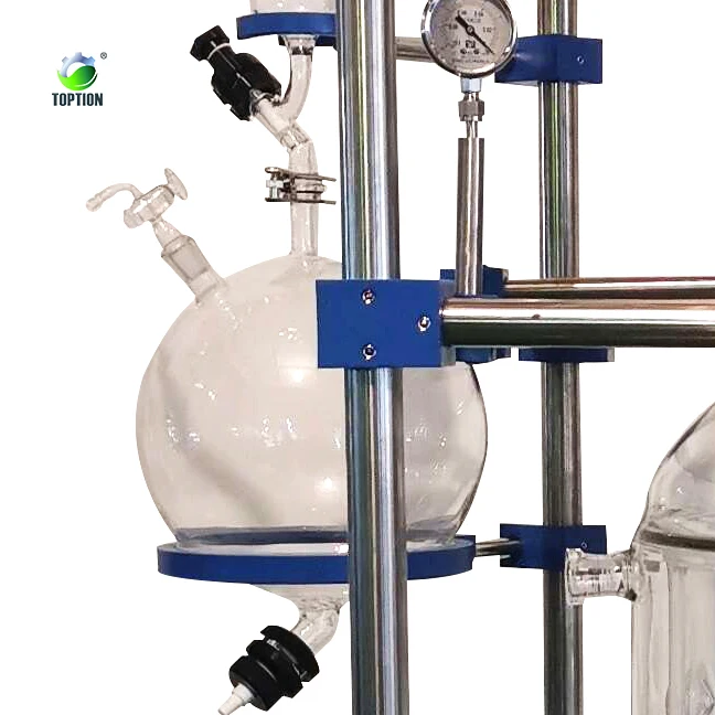 Glass Fluidized Bed Reactor Used in Laboratory