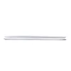 Front windshield trim - glossy - stainless steel