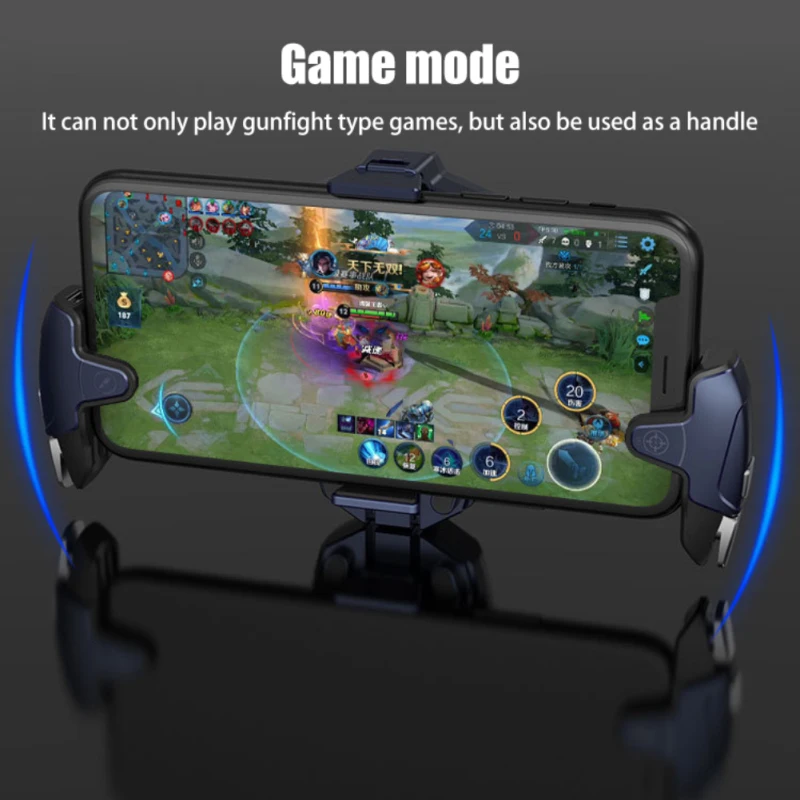 Игровая ручка AK02 давления с переменной частотой кнопка огня триггерные переключатели для сотового телефона ключ геймпада