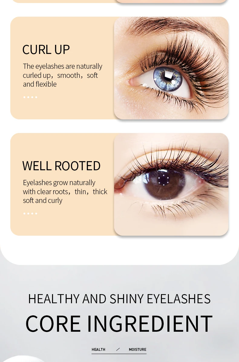 BIOAQUA Herbal Eyelash Growth Treatments Liquid Enhancer Eye Lash Longer Thicker Eyelash Extension Serum supplier