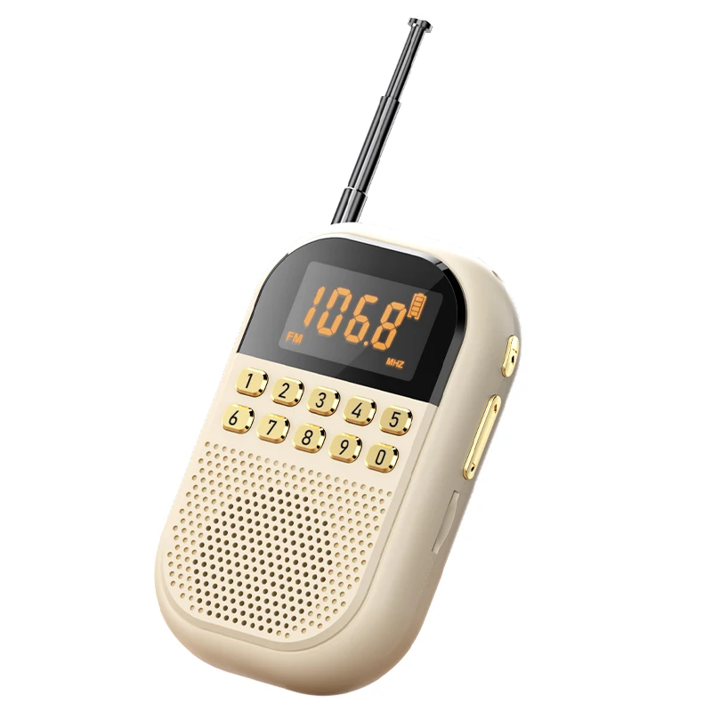 High Quality Smart design pocket size AM/FM Analog Tuning Digital Built-in Stereo Wireless Speaker Radio