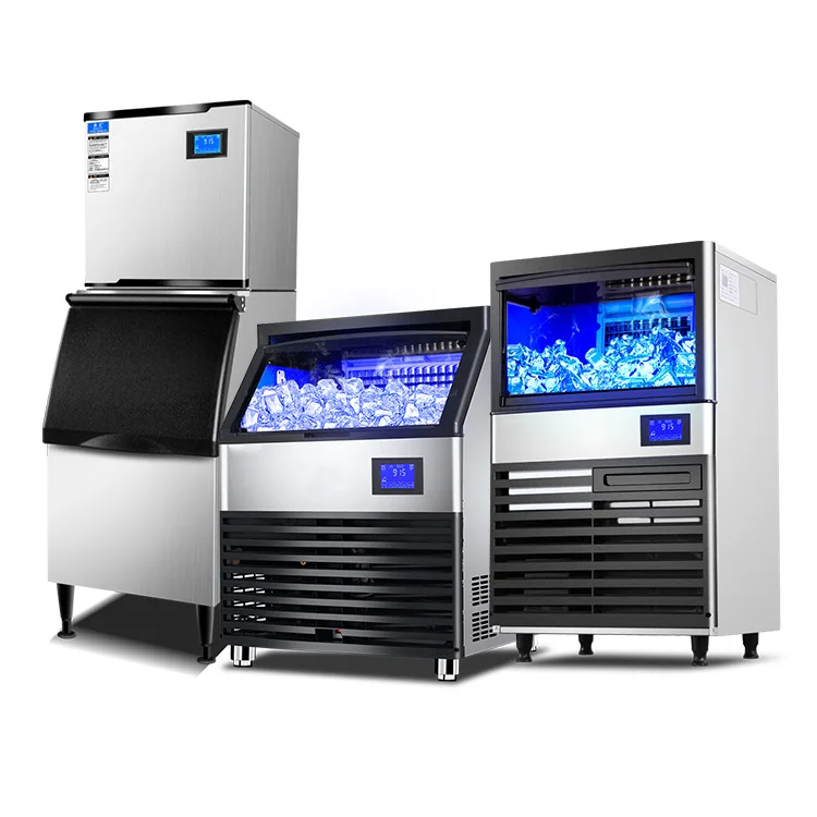 400kg 300kg 500kg Commercial Ice Maker Machine Cube/ Ice Making Machine ...