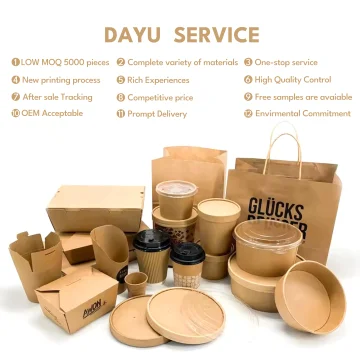 Free Sample Custom Biodegradable Heatable Paper Bowl for Noodle  Ramen Pet Food Milk Induction Cooker Craft Paper Embossing Cups