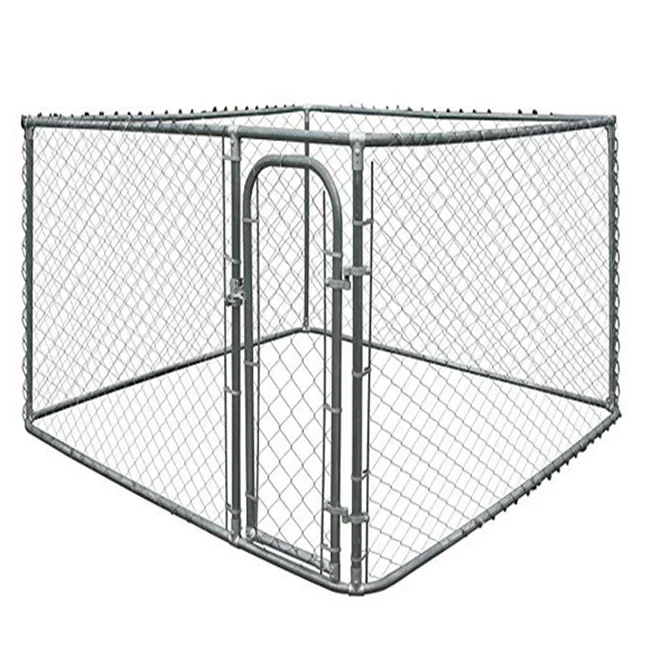 dog run galvanised panels