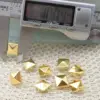 10mm pyramid gold