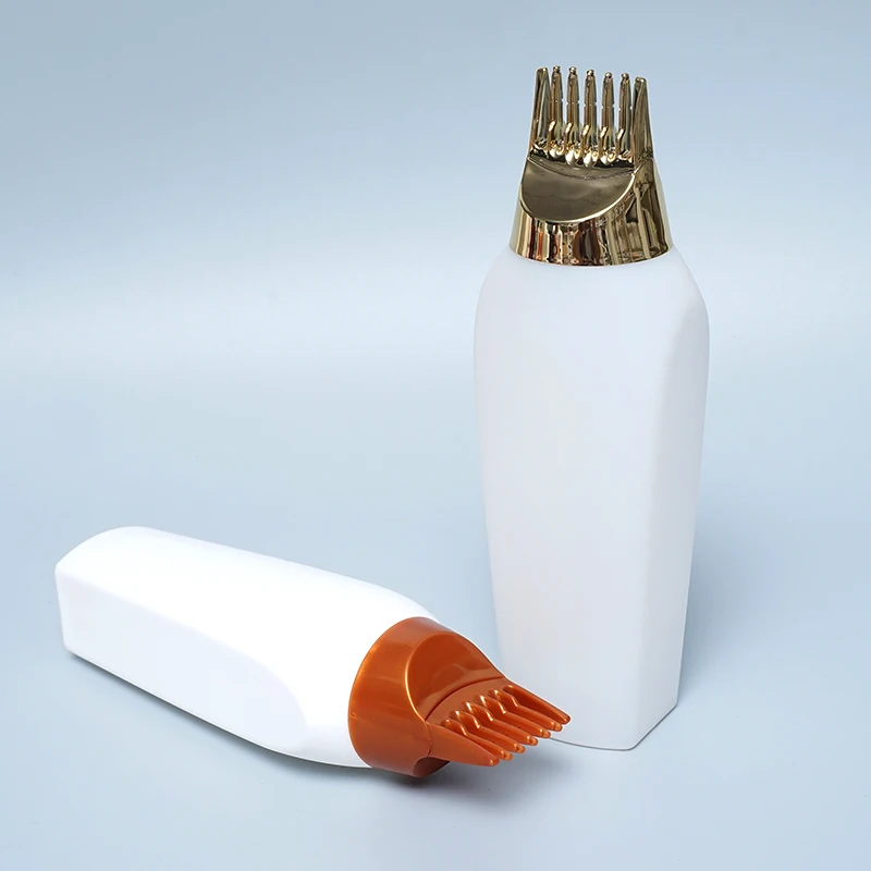 Professional Custom Eco-Friendly High Quality Salon Hair Dye Shampoo Bottle 2 in One Hair Dye Bottle for Beauty Salon