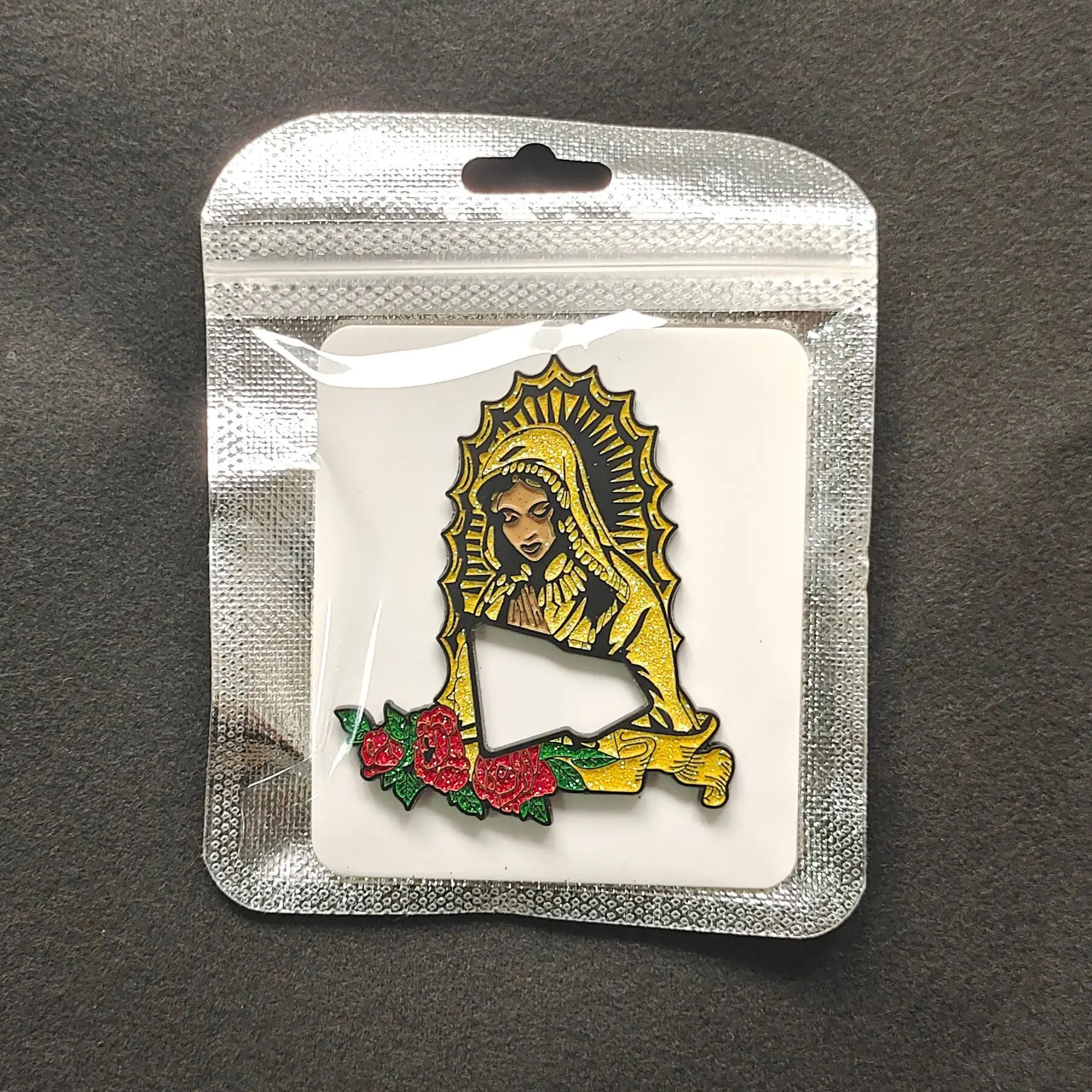 New 2023 customized fashion Mexican hat pin Jesus Judas hat pins custom soft enamel pin supplier