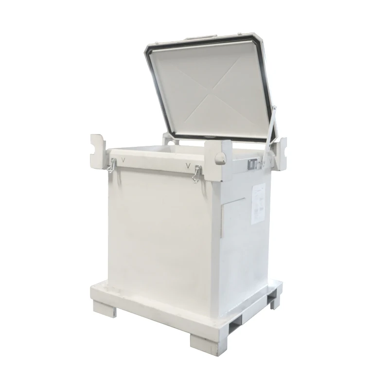 Steel Hazardous Waste Container Sonderabfallbehalter Galvanized Powder