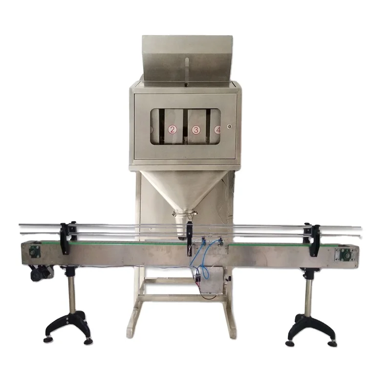 4 Linear Linear Weigher Packing Machine 5000g Coffee Linear Head Weigher Packing Machine