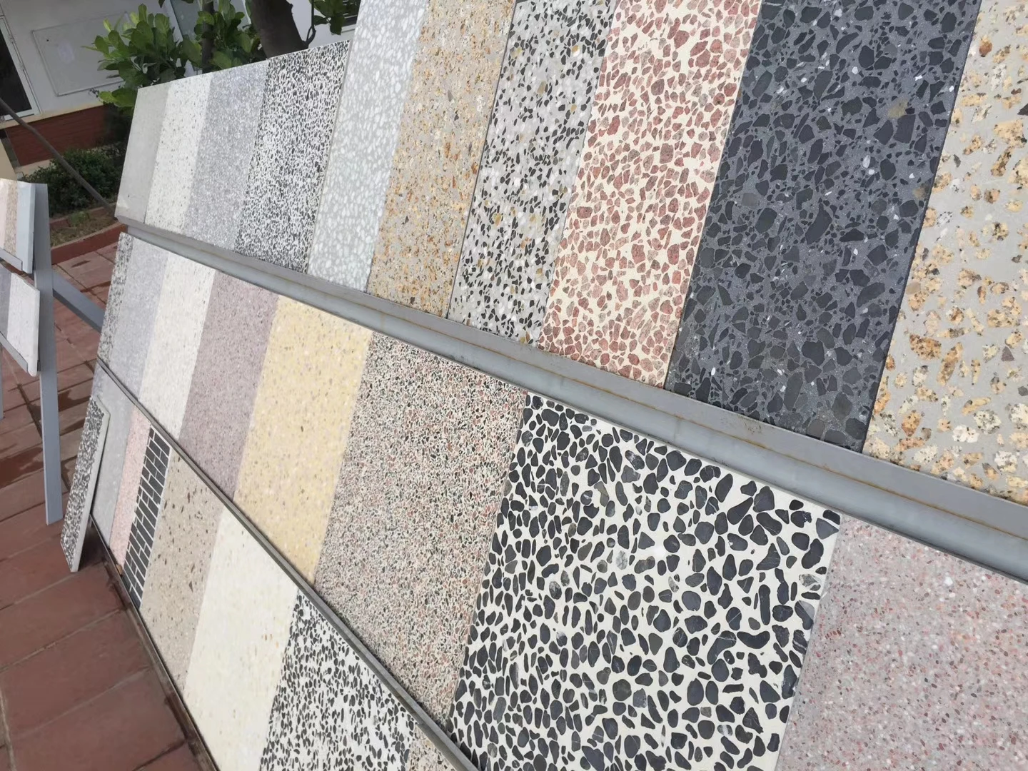 Production Capacity and Floor Use Terrazzo Tiles Floor 400X400 Terrazzo Tile Forming Equipment Terrazzo Machine Germany Tile