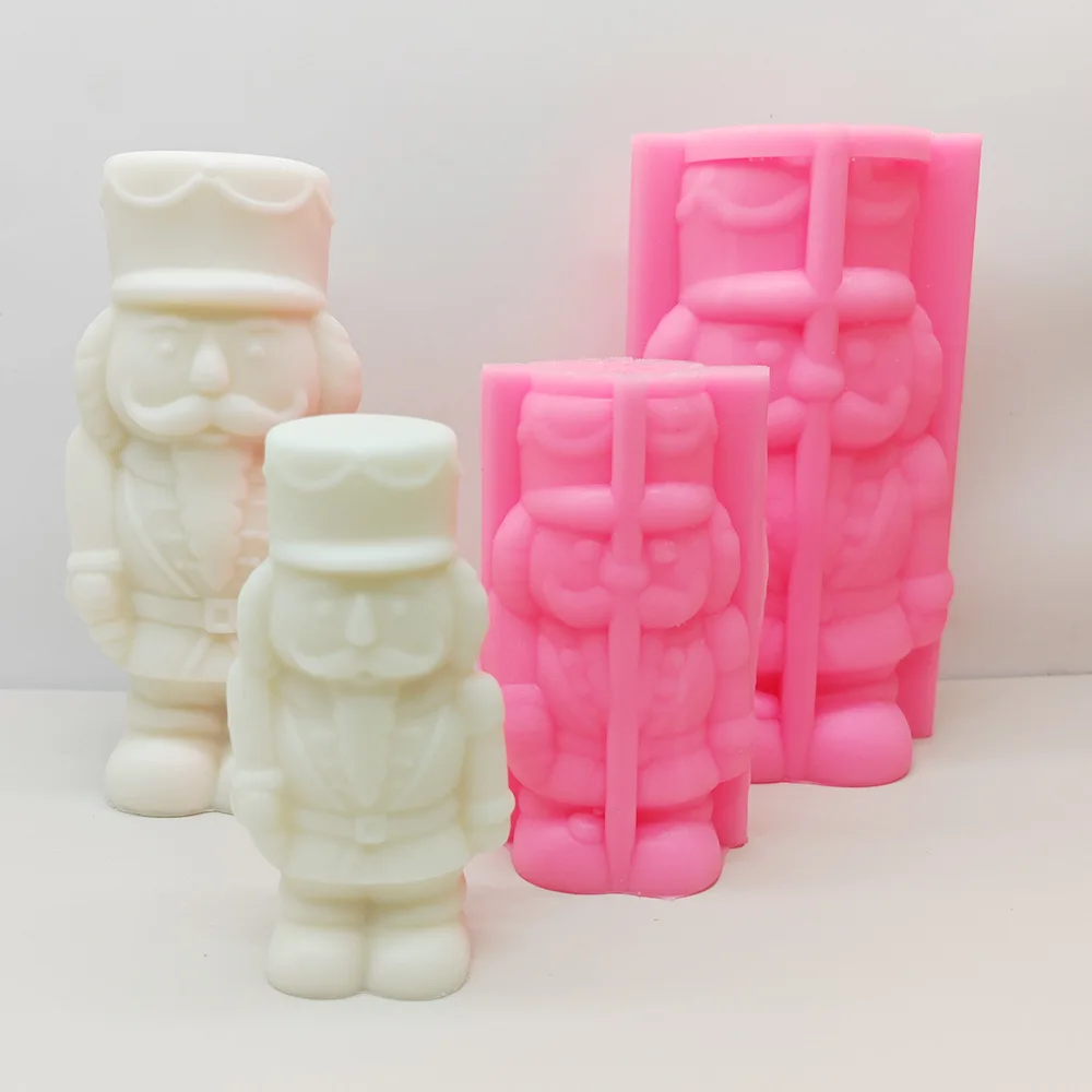 Walnut Soldier Silicone Mold - Soldier Walnut Decorative Scented Candle Mold supplier