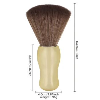 Barber Neck Duster Shaving Brush Professional Salon Accessories Cleaning Supplies Hair Cutting Clean Neck Brush
