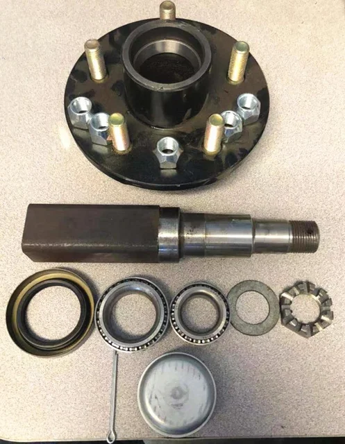 3500 Lbs High Quality Boat Trailer Lazy Hub 5 Lug 4.5 ' Wheel Hub Axle Parts