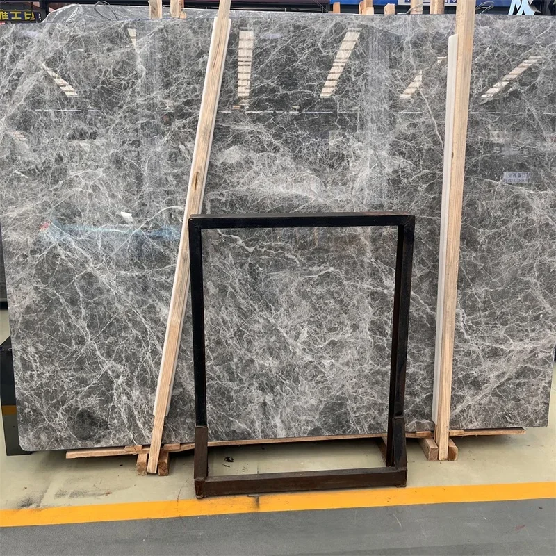 좋은 가격의 천연 회색 대리석 슬래브 – 주택 및 호텔 바닥 및 벽 타일 장식용