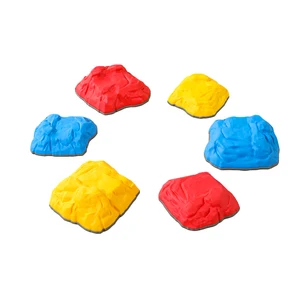 Balance Children Stepping Stone Plastic Colorful Light Garden Kids Step Stones Sensory Toys Set Pass EN71 SOR BSEN71 ASTM