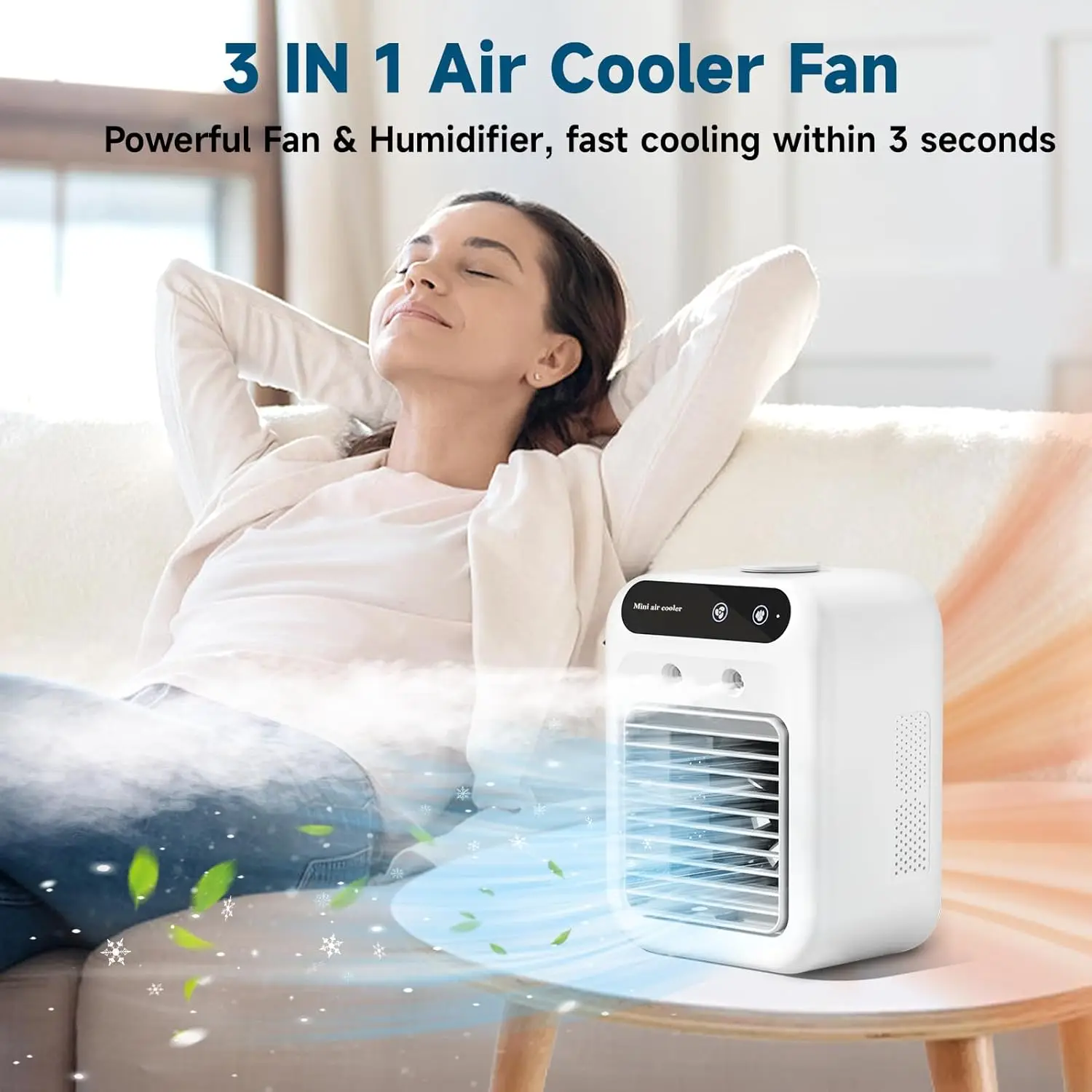 Cooling Fan Air Cooler With Air Purifier Cooling Fan Portable Ac