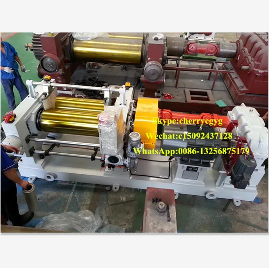 XK-450D Automatic Stock Blender Two Roll Open Mixing Mill / Rubber Mixing Mill / Open Mixer