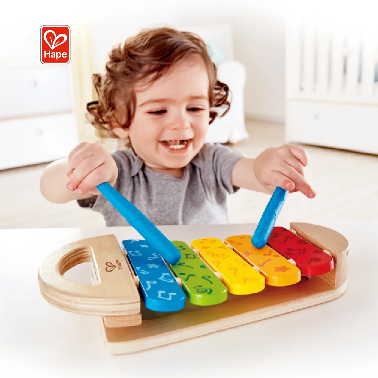 Hapeキッズプレイレインボー木琴音楽木製幼児おもちゃ| Alibaba.com