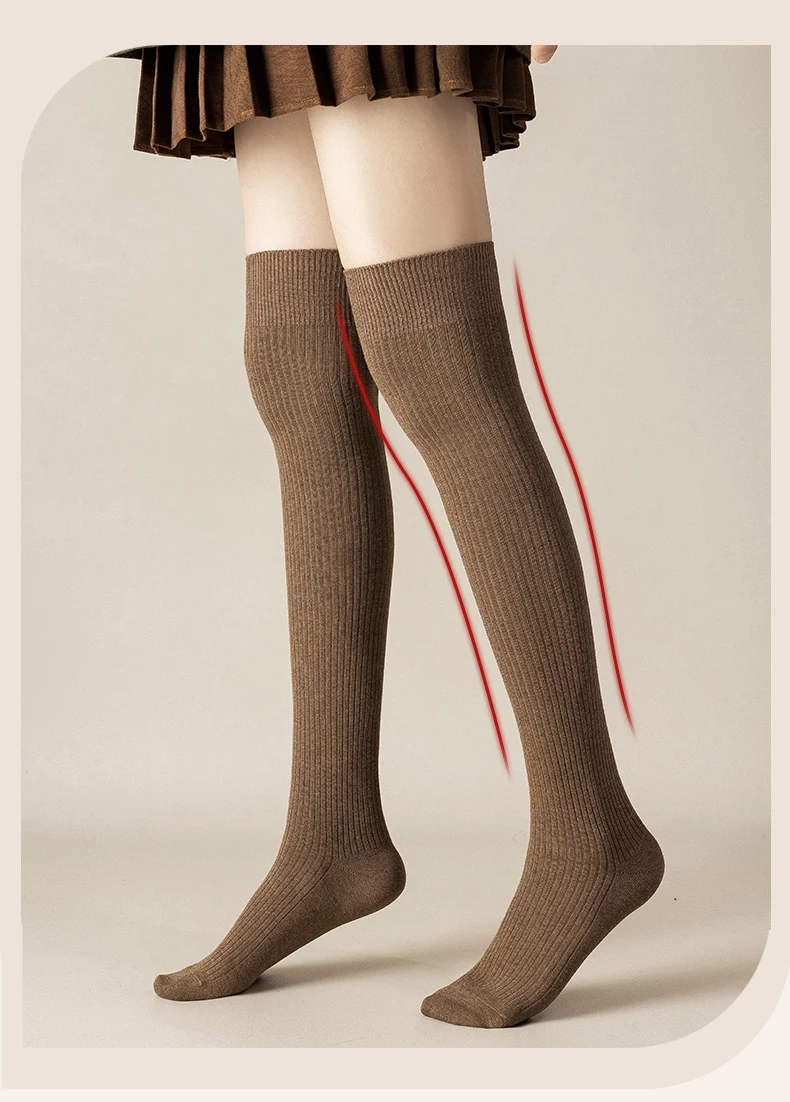 Wholesale Girls Kneehigh Socks For Women Custom Design Socks Spring