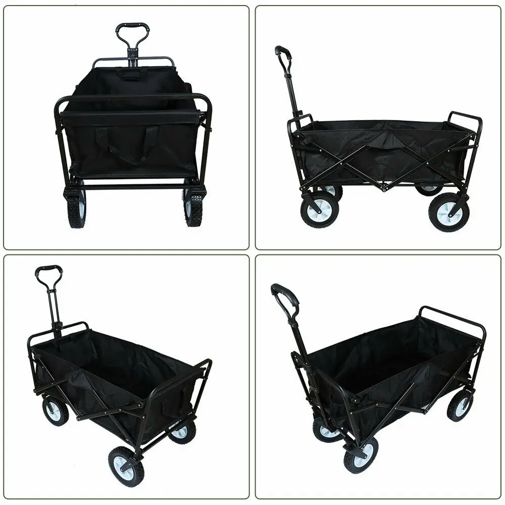 FW0201 Portable Folding Go Hand Utility Wagon Carts for Beach Traveling and Camping and Shopping