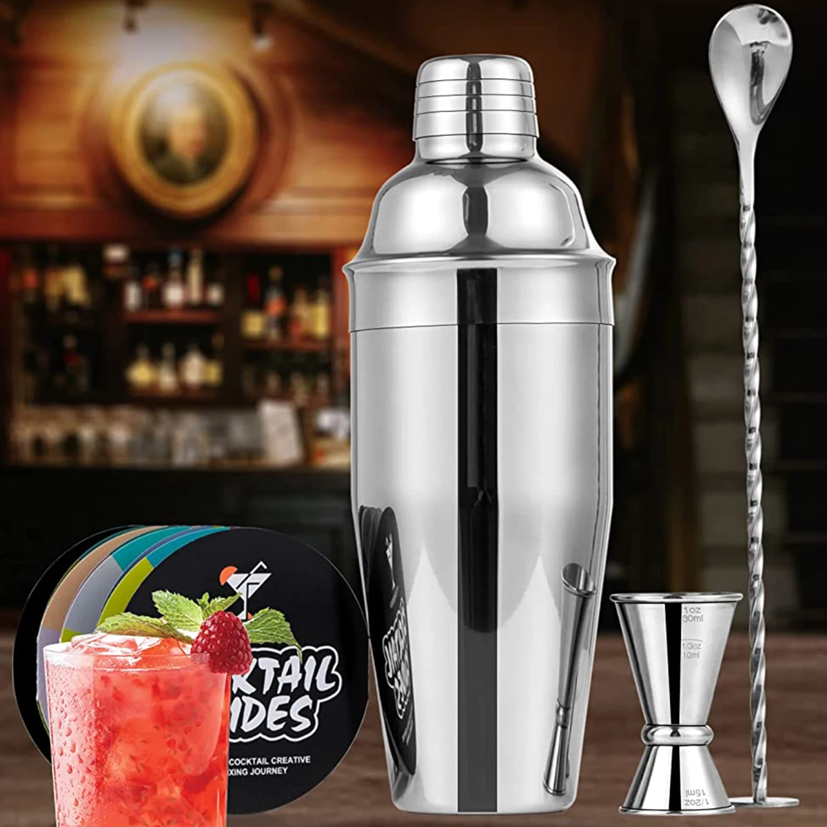 Forneed Factory Made Gold Plated Unique Martini Custom Logo Bar Tool