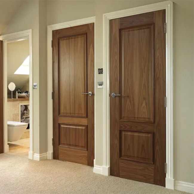 Joggle joint structure solid wood materials casement door design