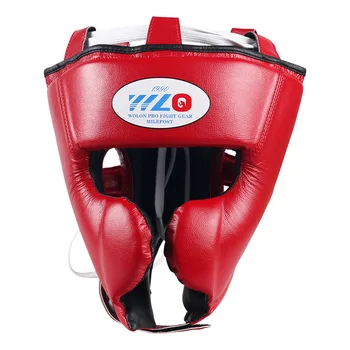 unique design Fitness durable Leather custom boxing equipment head protector