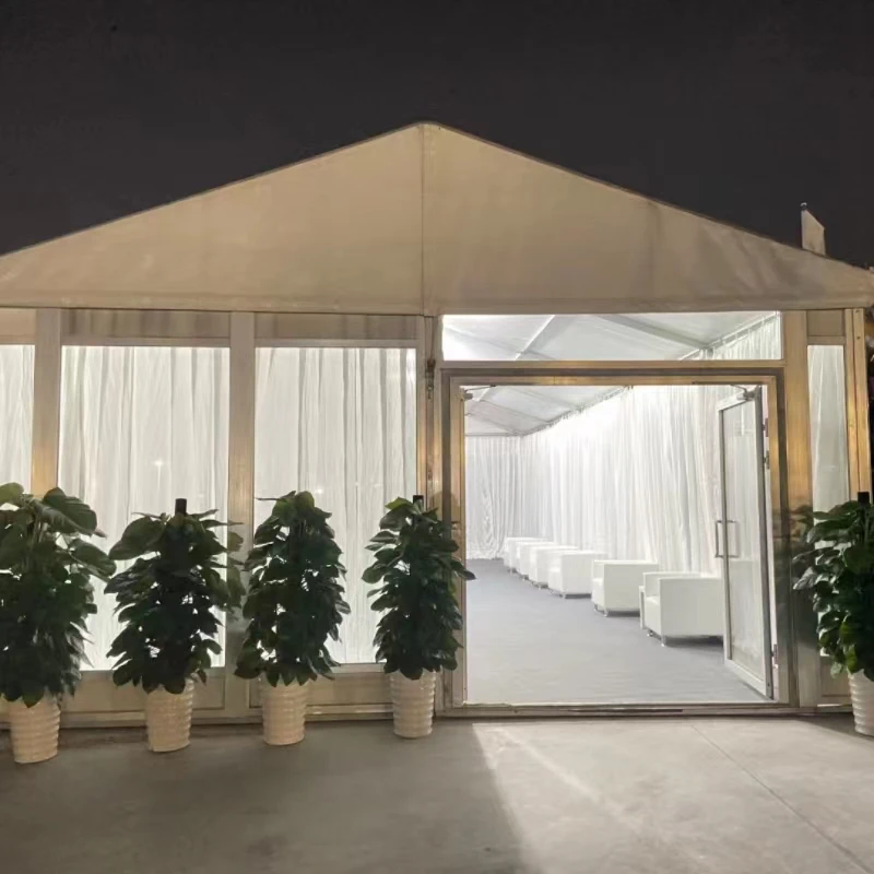 Langrun Project Factory Price Different Size Big White PVC  Wedding Hall Marquee Event Tent for Sale
