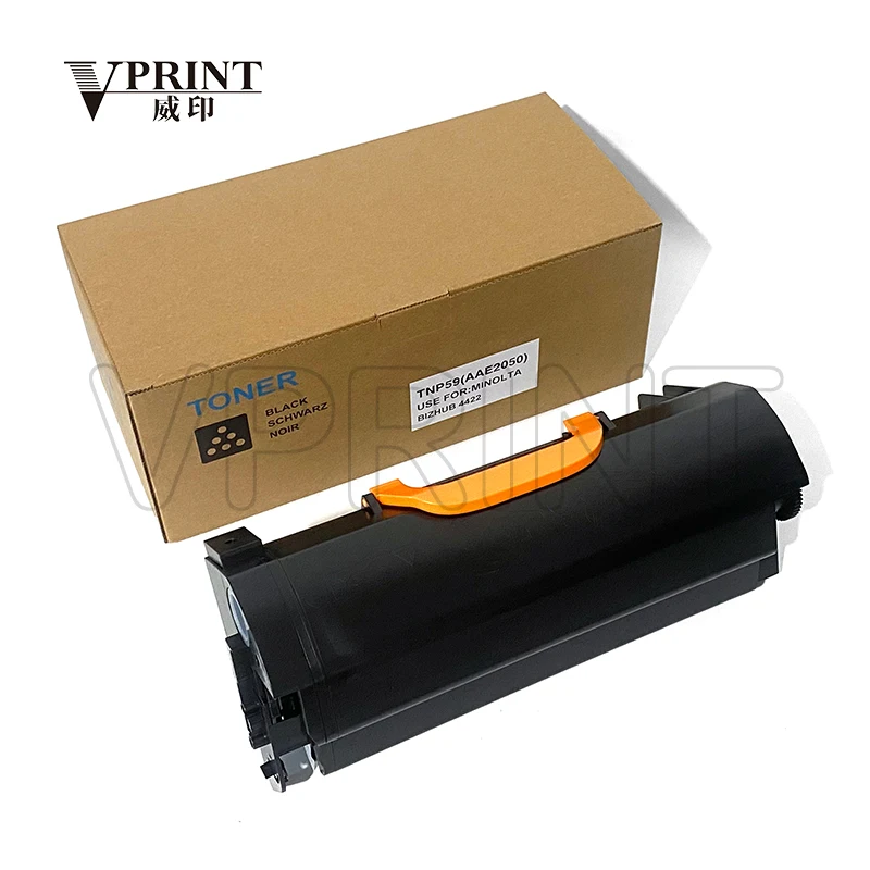 Kartus Toner Hitam TNP59 TNP59 AAE2050 yang Serasi dan BARU Dengan Cip 25K untuk Bekalan Pencetak Konica Minolta Bizhub 4422