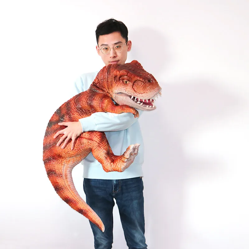 Source Nova canna fingir jogar brinquedo, realista, jogo de mão,  dinossauro, fantoche, promoção, presente, brinquedos, cabeça t-rex,  brinquedo on m.alibaba.com