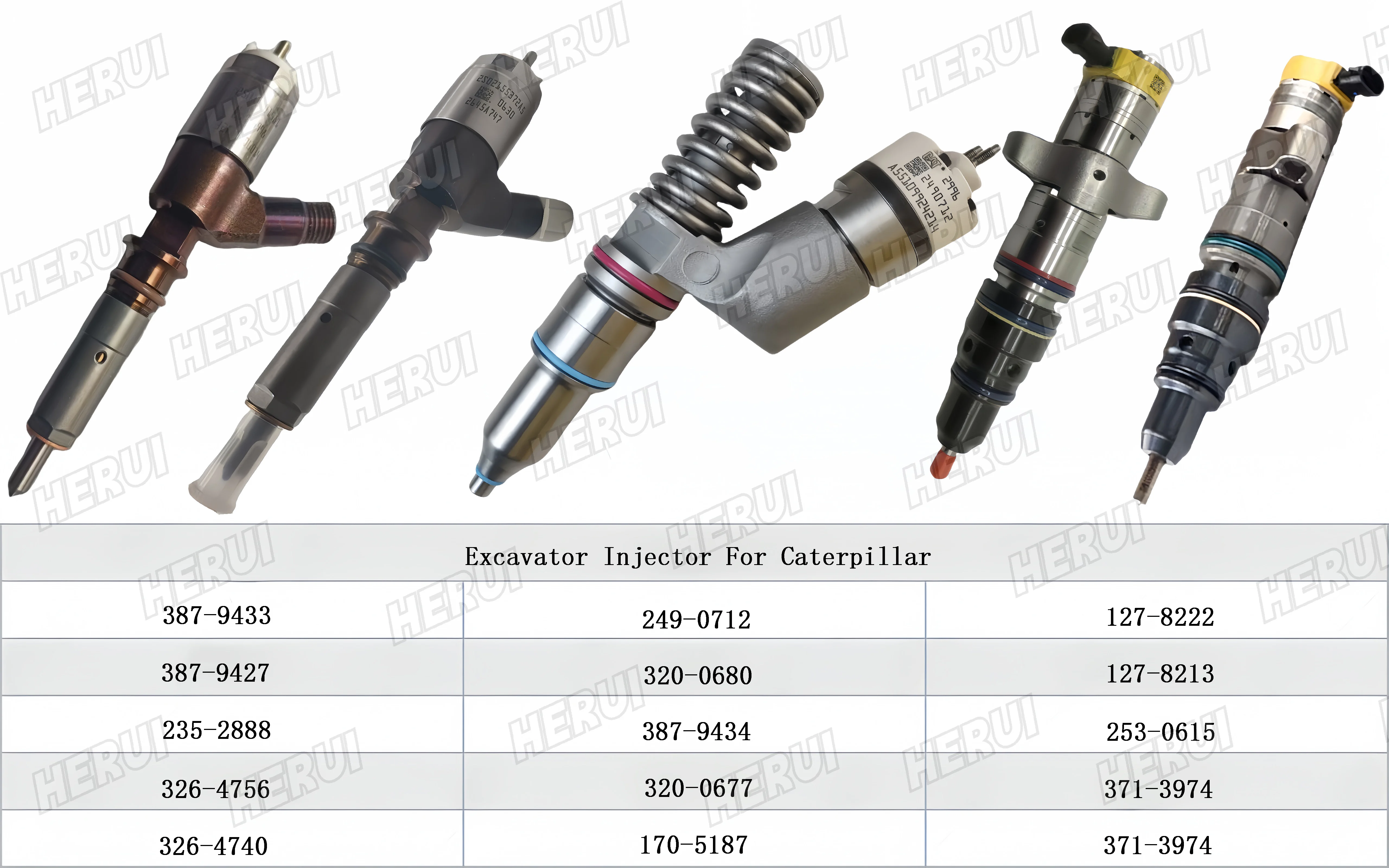 Excavator Diesel Fuel Injector 8N-7005 Nozzle Injector for Caterpillar ...