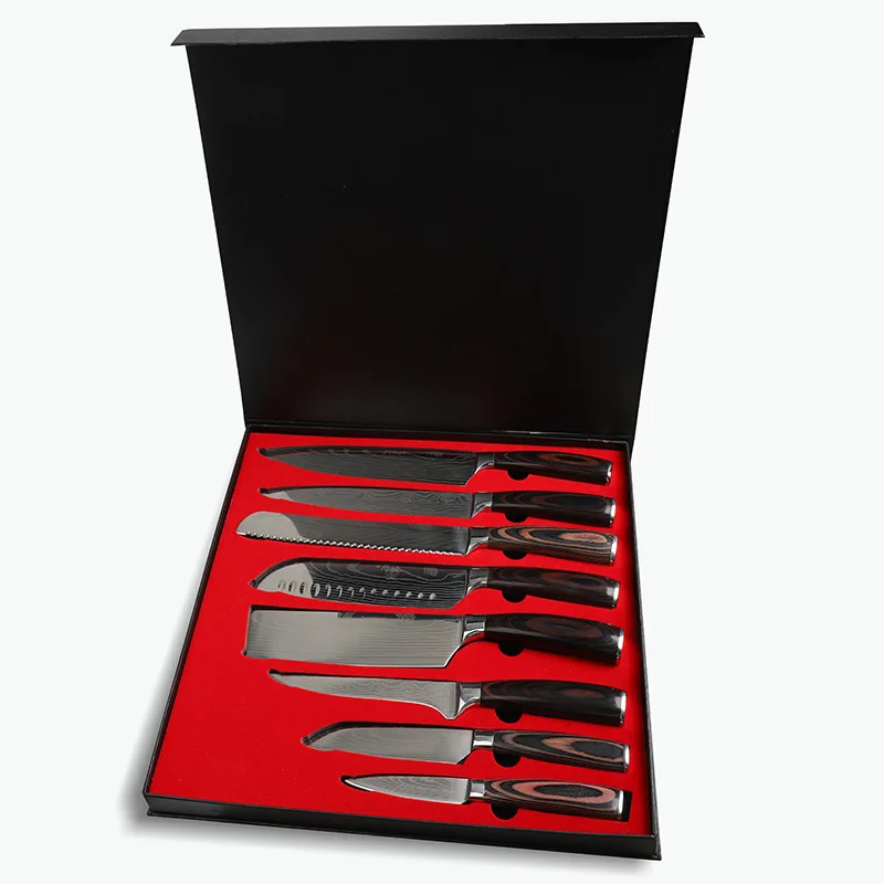 Kitchen Chef Knife Set Gift Box Buy New Utility Knife Set With Chefs Leather Bag From China