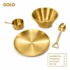 Set B-gold four-piece set