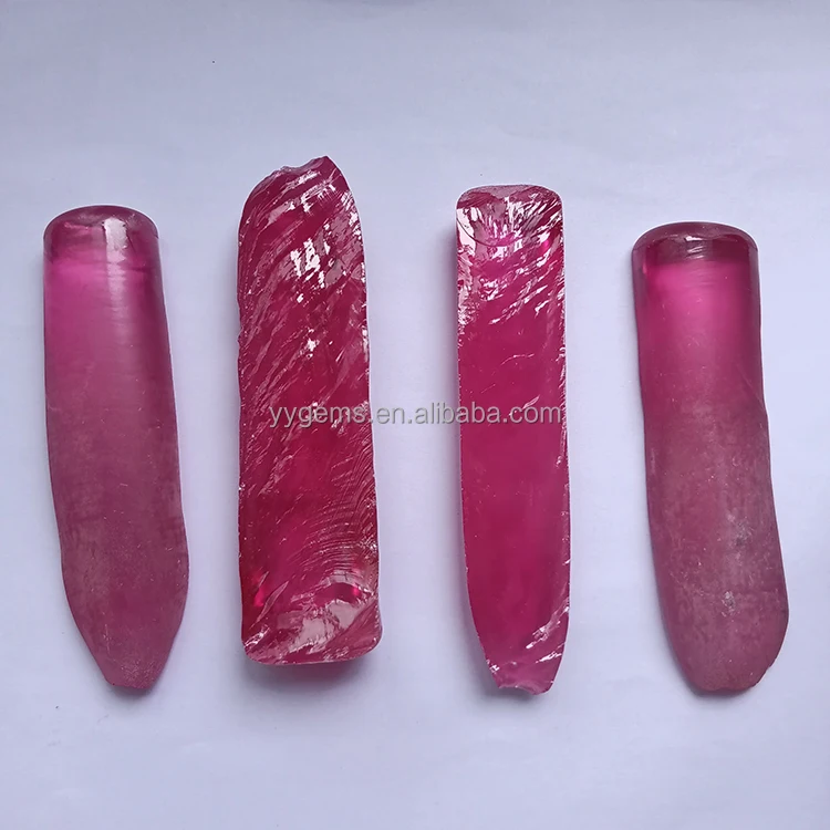 Shop Uncut Raw Synthetic Corundum Ruby - Wholesale Price