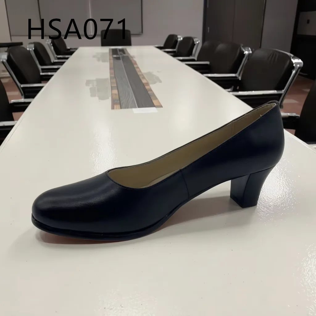 LXG,formal Occasion Top-level Suitable Office Lady Shoes Standing for Hours Without Fatigue Med-heel Women Dress Shoes HSA071