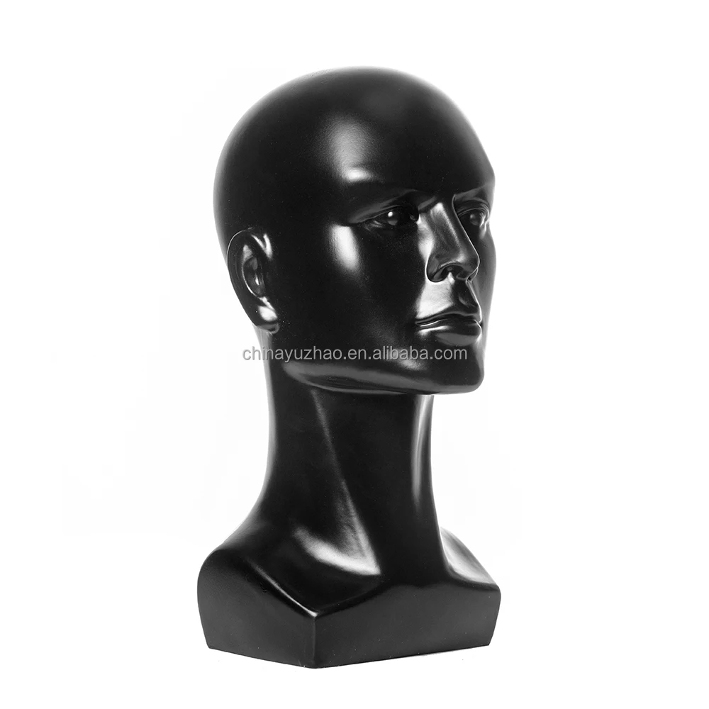 Wholesale Standing Mannequin Male Bald Full Display Black Head
