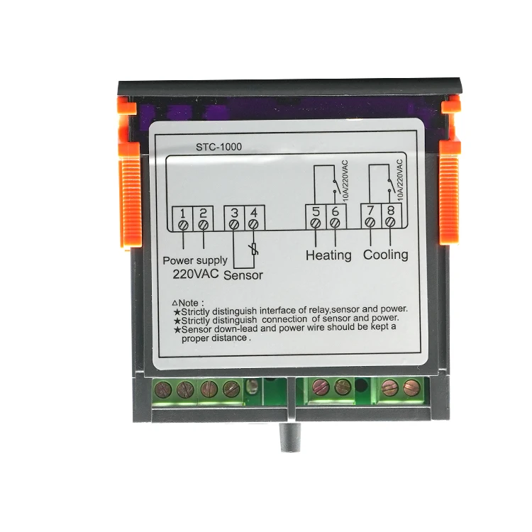 220v Lcd Regulator Led Temperature Controller Incubator STC-1000 Digital Thermostat for Cold Room Condenser Refrigeration Parts