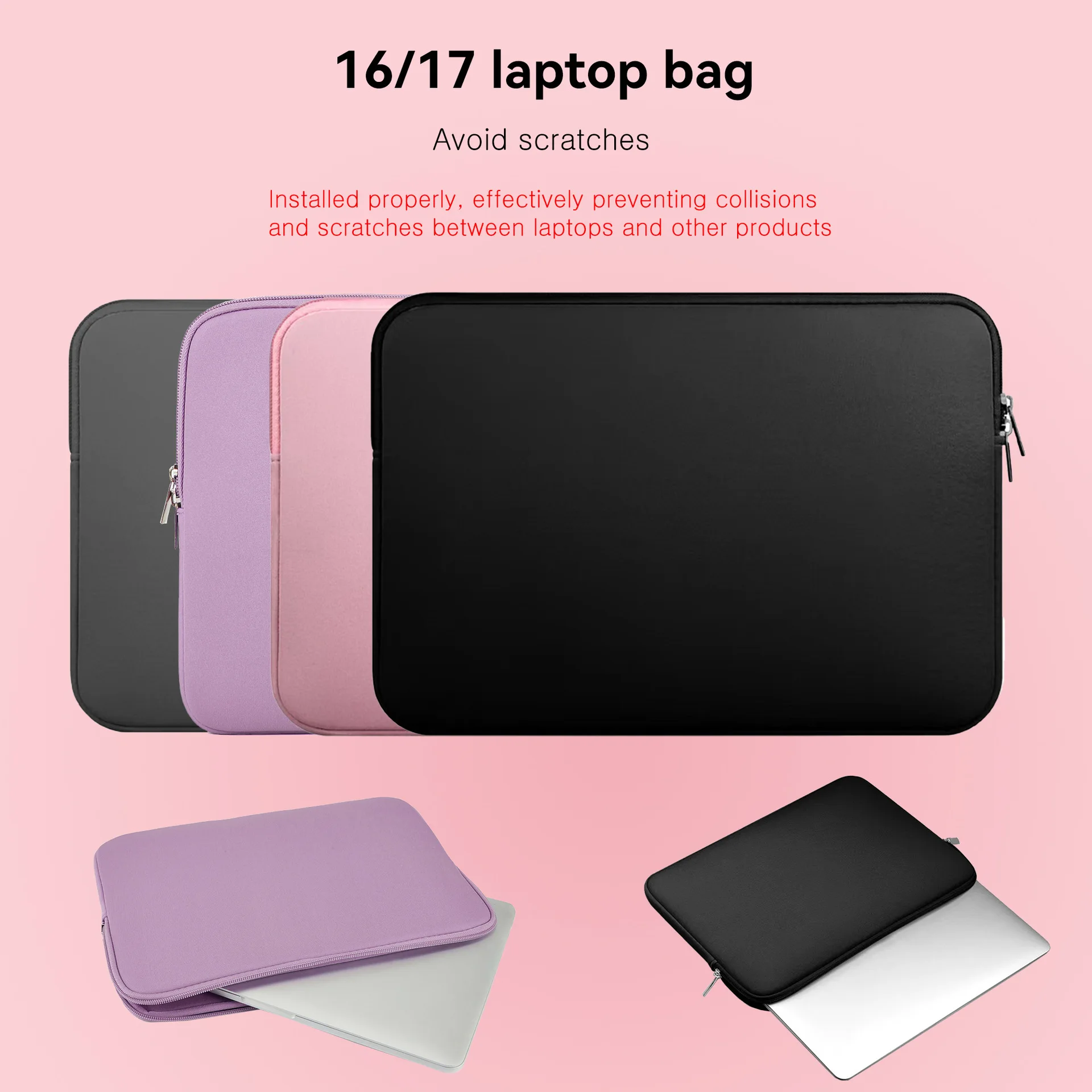 product sleeve laptop bag brand custom office briefcase lightweight simple tablet carrying sleeve handbag lightweight portable-28