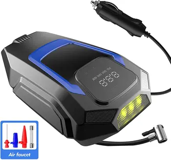 DC12Vカーエアコンプレッサータイヤインフレーター300L/Min 150 PSI
