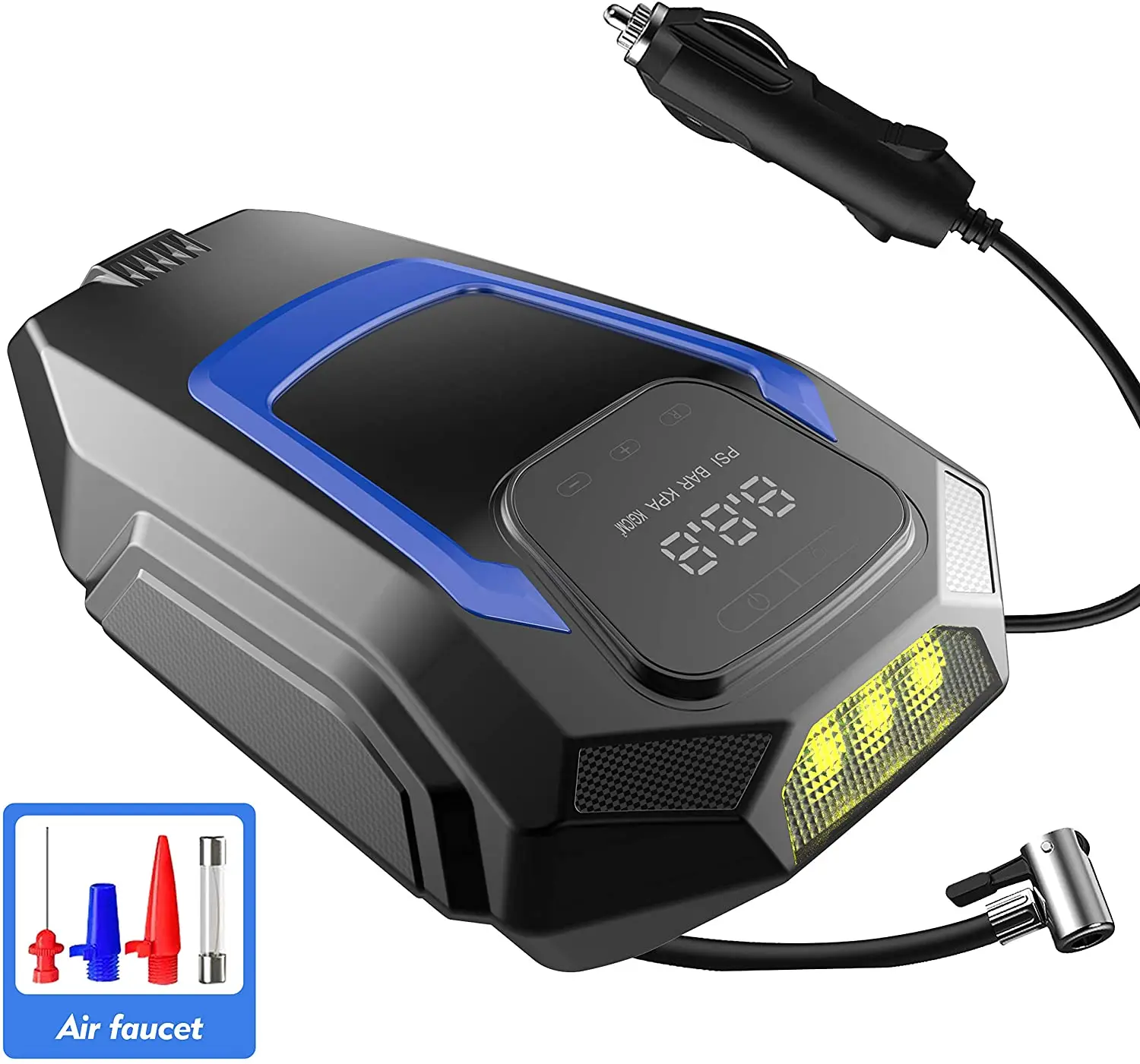 DC12Vカーエアコンプレッサータイヤインフレーター300L/Min 150 PSI