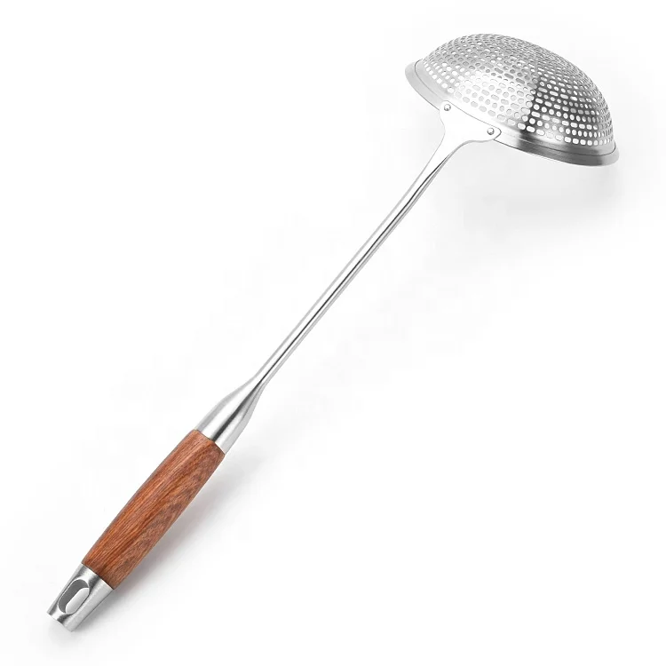 Hiware Solid Stainless Steel Spider Strainer Skimmer Ladle - rebbetzin  unplugged