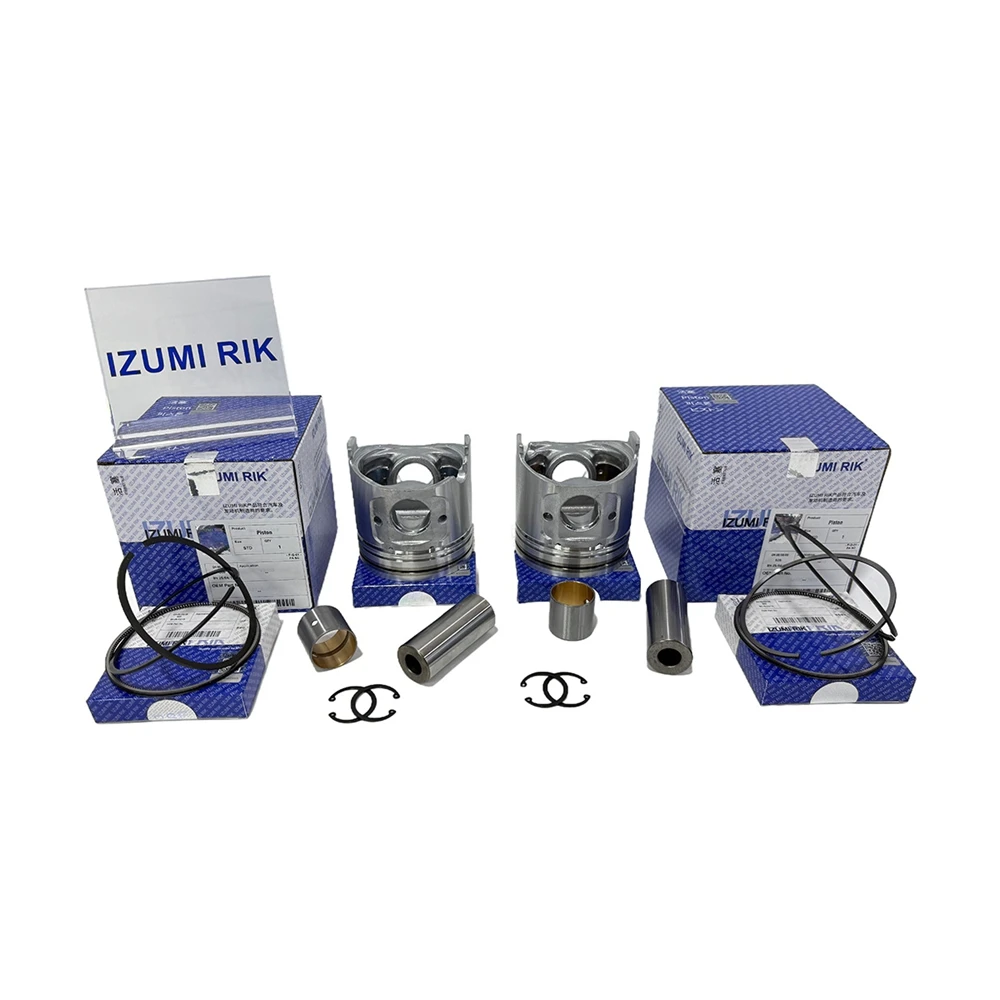 IZUMI RIK 12AYM-EST , 12AY-ET , 12AYM-WET , 12AYM-WGT , 12AY ਪਿਸਟਨ ਸਟੈਂਡਰਡ ਅਤੇ ਪਿਸਟਨ ਰਿੰਗ ਕਿੱਟ Yanmar ਲਈ