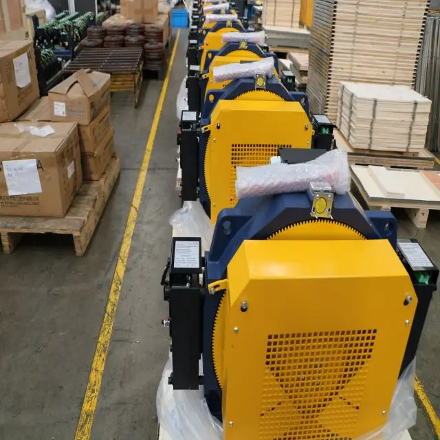 2000KG NOVA Elevator Gearless Traction Machine GTW7 Lift Motor Machine 1m/s