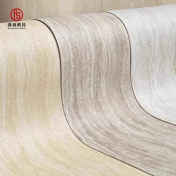 Soft stone veneer sheet cladding 3d interior exterior wall panels rammed earth soft porcelain granite flexible tile