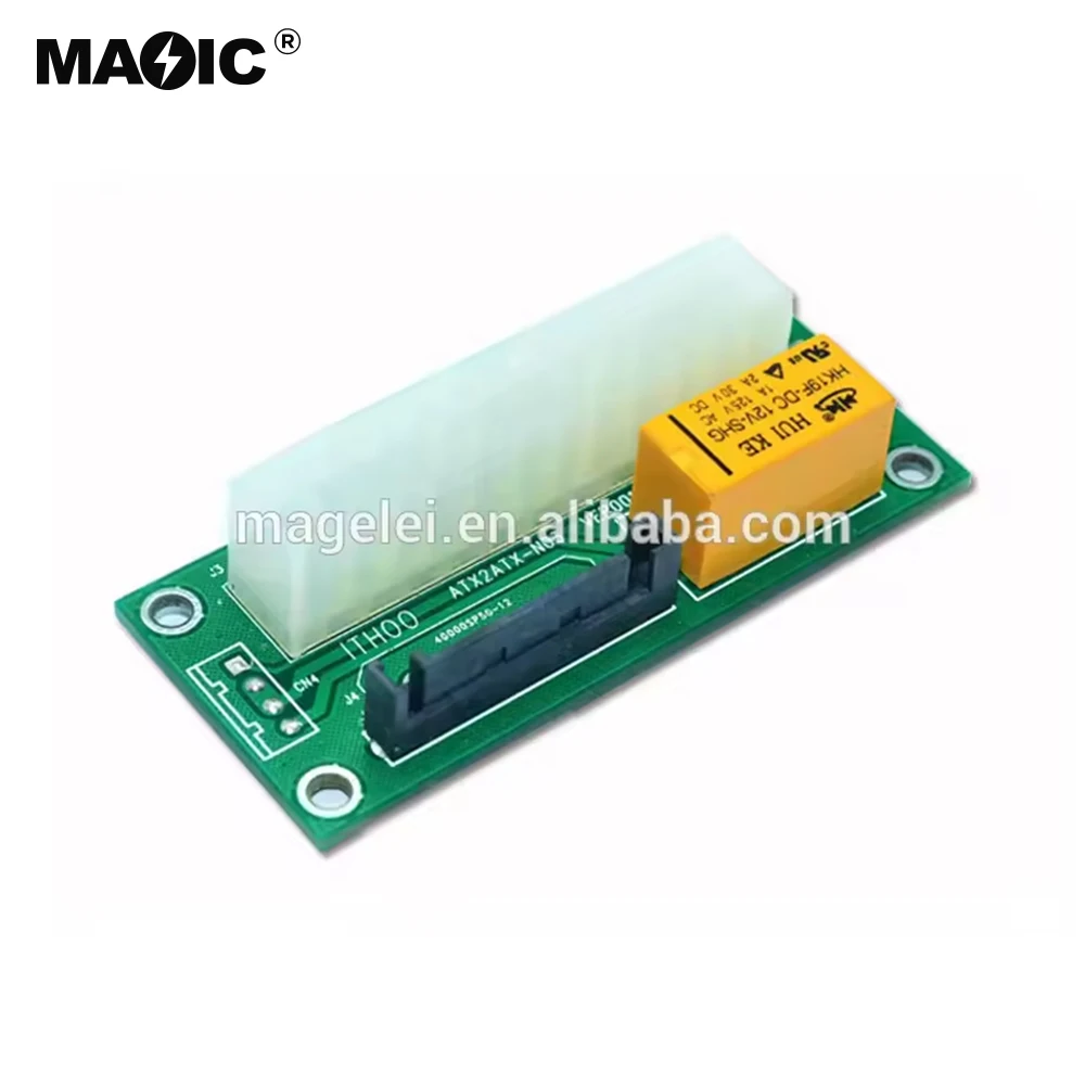 Multiple PSU Adapter Power Supply Tester BAY Direct 2-Pack Add2PSU Multiple  Power Supply Adapter (ATX 24Pin To Molex 4Pin) And Daisy Chain Connector- Ethereum Mining ETH Rig Dual Power Supply Connector Psu Tester