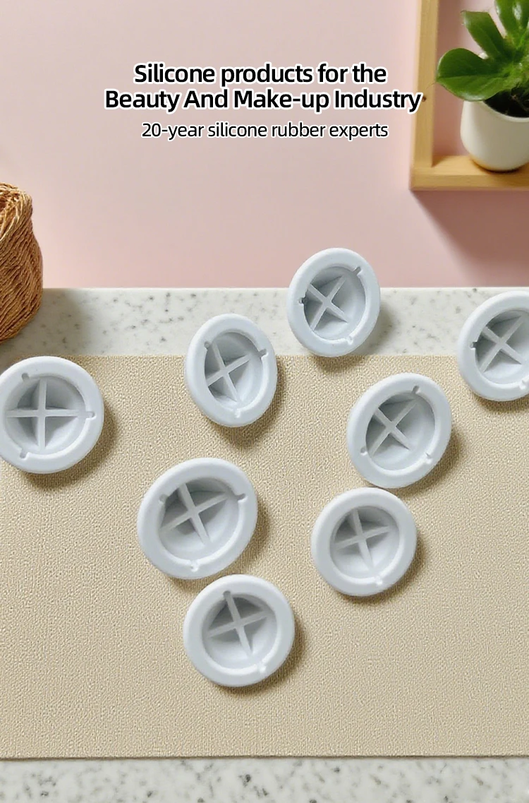 product medical grade soft durable silicone massage heads replacement parts for fascia gun rubber product-0