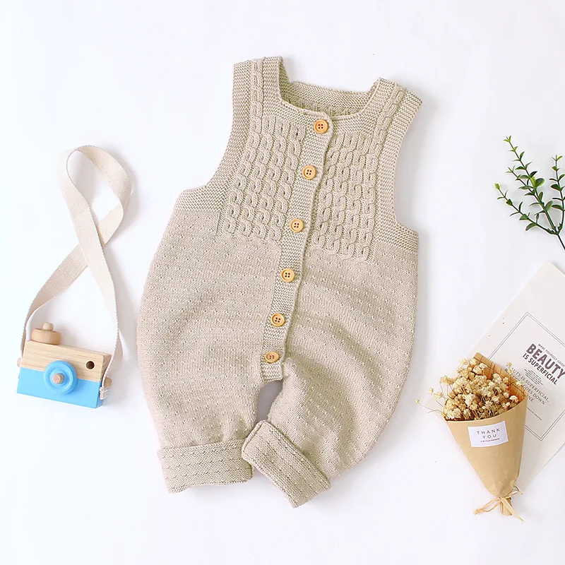 Ropa Barata Para Bebé Recién Nacido,Pelele Tejido De Color Sólido Para Niña  Y Niño,Peleles De Playa Con Patrón De Punto,Venta Al Por Mayor - Buy Ropa  De Bebé,Mameluco Del Bebé,Venta Al Por