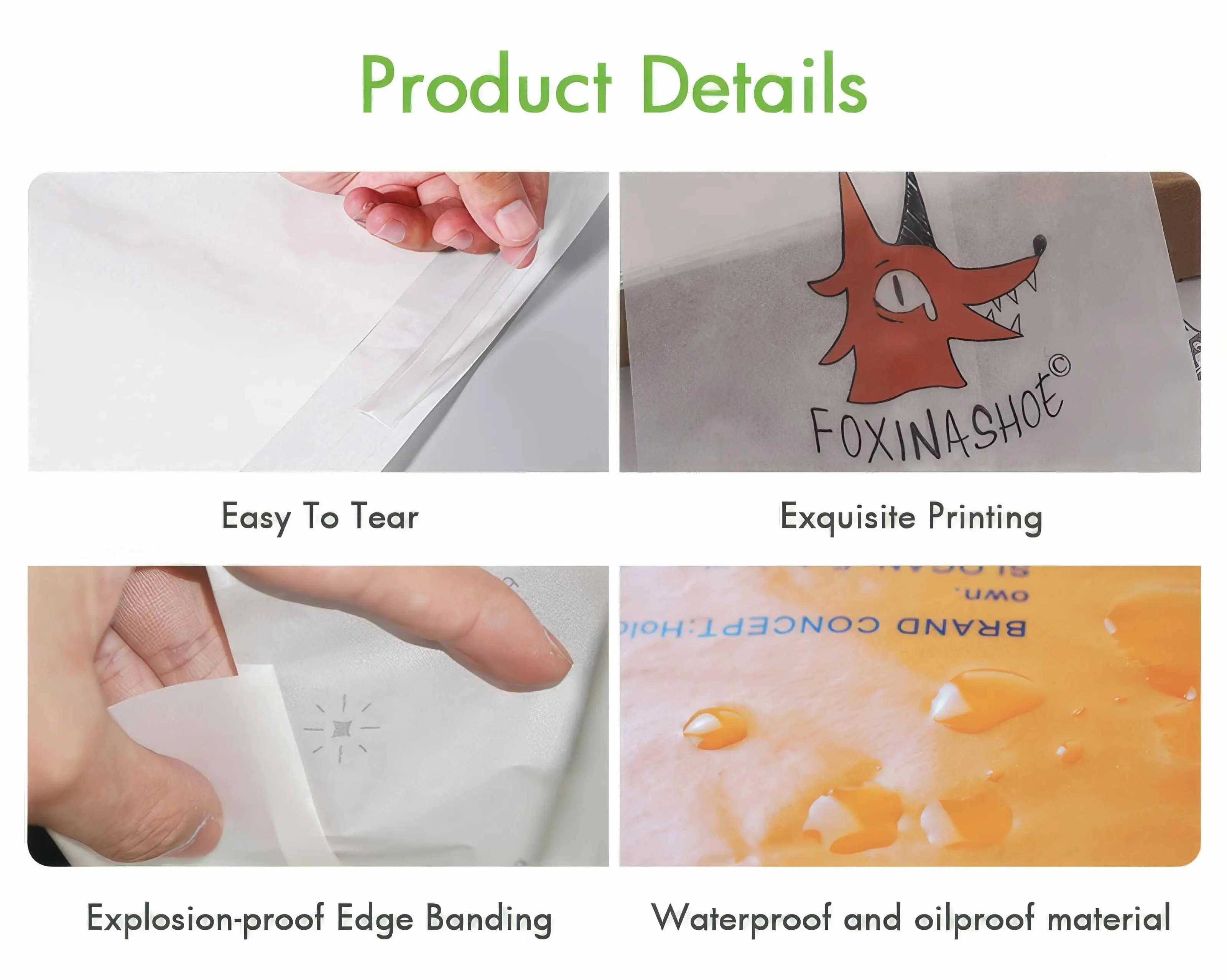Custom Highly Transparent Glassine Paper Bag Biodegradable Glassine ...