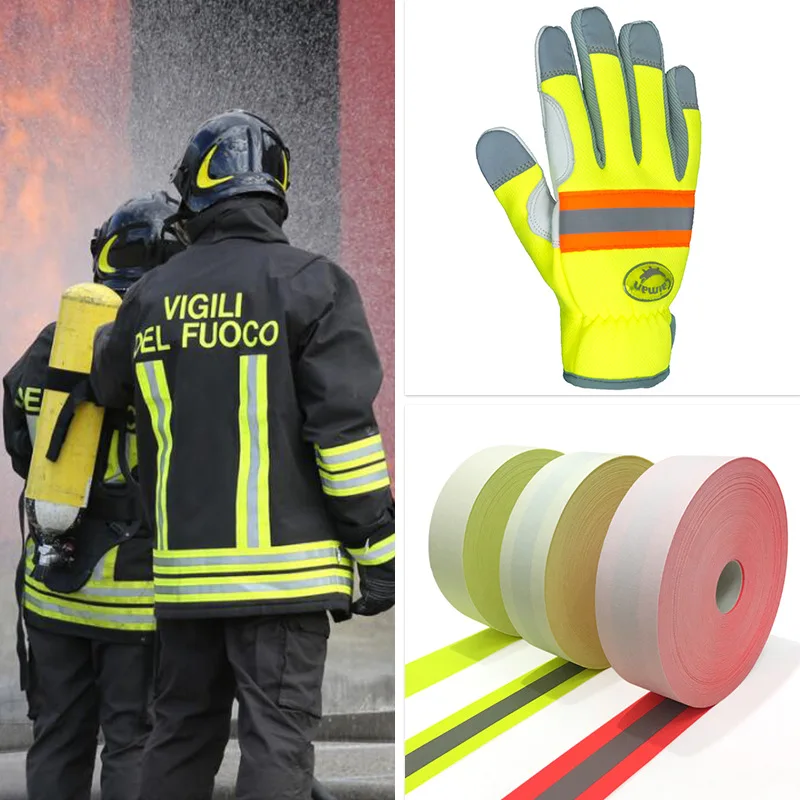 EN471 Class 2 High Visible Reflective Fabric Tape for Clothing